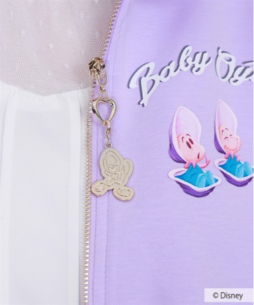 axes femme（アクシーズファム）の「ヤングオイスター／パーカー（パーカー・レディース・ブラック/ラベンダー・MEDIUM）」の18枚目の写真