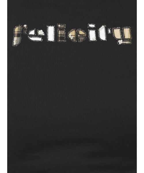 GYDA(ジェイダ)の「Felicity MIX material patchトップス(Tシャツ/カットソー・レディース・オフホワイト/ブラック・FREE)」の16枚目の写真