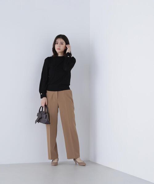 NATURAL BEAUTY BASIC(ナチュラルビューティーベーシック)の「◇スリムストレートパンツ(その他パンツ・レディース・オフホワイト/ブラック/キャメル・MEDIUM/SMALL)」の17枚目の写真