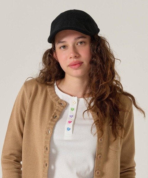 TINA：JOJUN（ティーナジョジュン）の「刺繍入り ハンチング帽 TINA：JOJUN（ハンチング/ベレー帽・レディース・ブラック・F）」の7枚目の写真