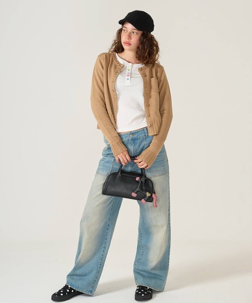 TINA：JOJUN（ティーナジョジュン）の「刺繍入り ハンチング帽 TINA：JOJUN（ハンチング/ベレー帽・レディース・ブラック・F）」の10枚目の写真
