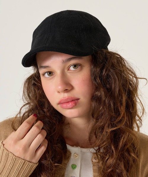 TINA：JOJUN（ティーナジョジュン）の「刺繍入り ハンチング帽 TINA：JOJUN（ハンチング/ベレー帽・レディース・ブラック・F）」の3枚目の写真