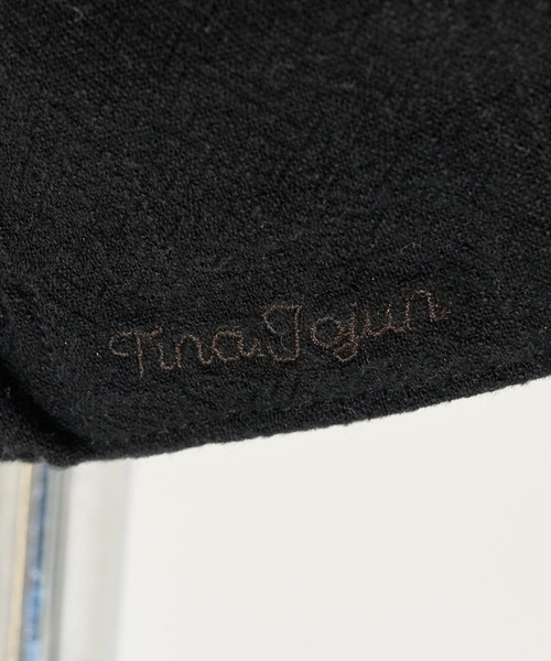 TINA：JOJUN（ティーナジョジュン）の「刺繍入り ハンチング帽 TINA：JOJUN（ハンチング/ベレー帽・レディース・ブラック・F）」の5枚目の写真