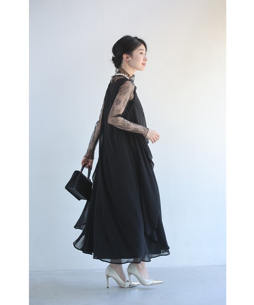 cawaii(カワイイ)の「涼しく快適 ふわんピ(ワンピース・レディース・レッド/ブラック/ブルー・L~LL/S~M)」の11枚目の写真