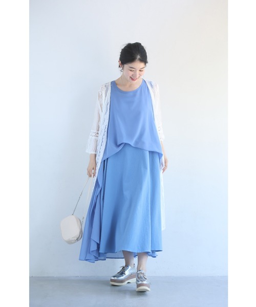 cawaii(カワイイ)の「涼しく快適 ふわんピ(ワンピース・レディース・レッド/ブラック/ブルー・L~LL/S~M)」の20枚目の写真