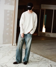 WYM LIDNM（ウィム バイ リドム）の「ECHO LOOP CAP / WAVE LOGO CAP（キャップ）」