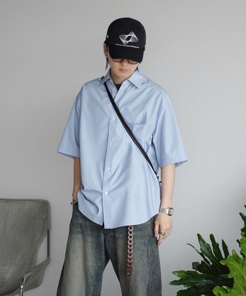 WYM LIDNM(ウィム バイ リドム)の「ECHO LOOP CAP / WAVE LOGO CAP(キャップ・メンズ・ブラック系2/ブラック系1・FREE)」の5枚目の写真