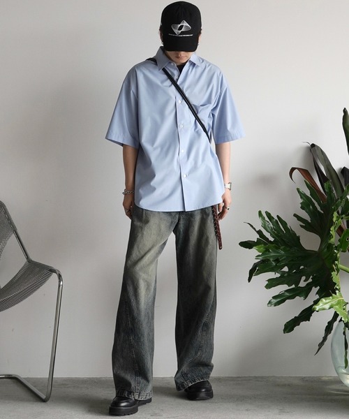 WYM LIDNM(ウィム バイ リドム)の「ECHO LOOP CAP / WAVE LOGO CAP(キャップ・メンズ・ブラック系2/ブラック系1・FREE)」の7枚目の写真