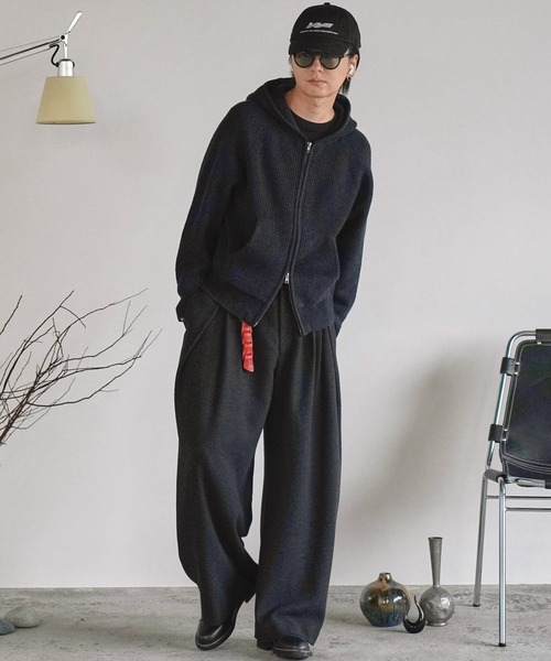 WYM LIDNM(ウィム バイ リドム)の「ECHO LOOP CAP / WAVE LOGO CAP(キャップ・メンズ・ブラック系2/ブラック系1・FREE)」の19枚目の写真