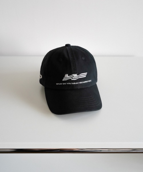 WYM LIDNM(ウィム バイ リドム)の「ECHO LOOP CAP / WAVE LOGO CAP(キャップ・メンズ・ブラック系2/ブラック系1・FREE)」の17枚目の写真