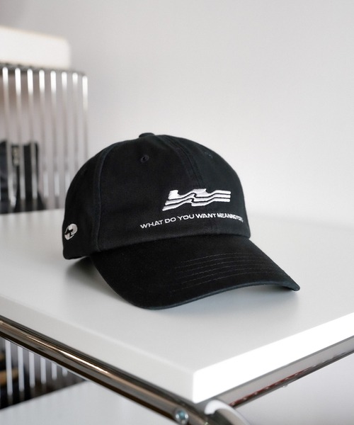 WYM LIDNM(ウィム バイ リドム)の「ECHO LOOP CAP / WAVE LOGO CAP(キャップ・メンズ・ブラック系2/ブラック系1・FREE)」の14枚目の写真