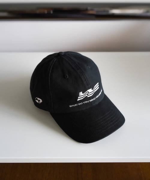 WYM LIDNM(ウィム バイ リドム)の「ECHO LOOP CAP / WAVE LOGO CAP(キャップ・メンズ・ブラック系2/ブラック系1・FREE)」の15枚目の写真