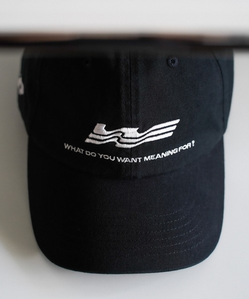 WYM LIDNM(ウィム バイ リドム)の「ECHO LOOP CAP / WAVE LOGO CAP(キャップ・メンズ・ブラック系2/ブラック系1・FREE)」の13枚目の写真