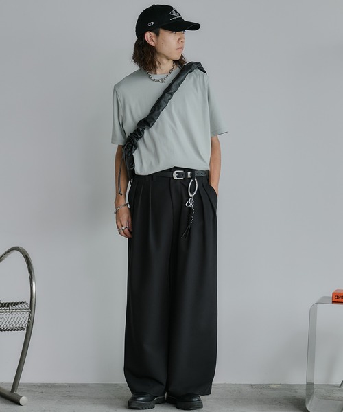 WYM LIDNM(ウィム バイ リドム)の「ECHO LOOP CAP / WAVE LOGO CAP(キャップ・メンズ・ブラック系2/ブラック系1・FREE)」の8枚目の写真