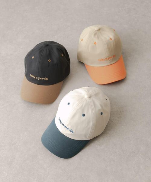 SMELLY(スメリー)の「バイカラーコットンキャップ(キャップ・レディース・オレンジ系その他/ブラウン系その他/ブルー系その他・-)」の19枚目の写真
