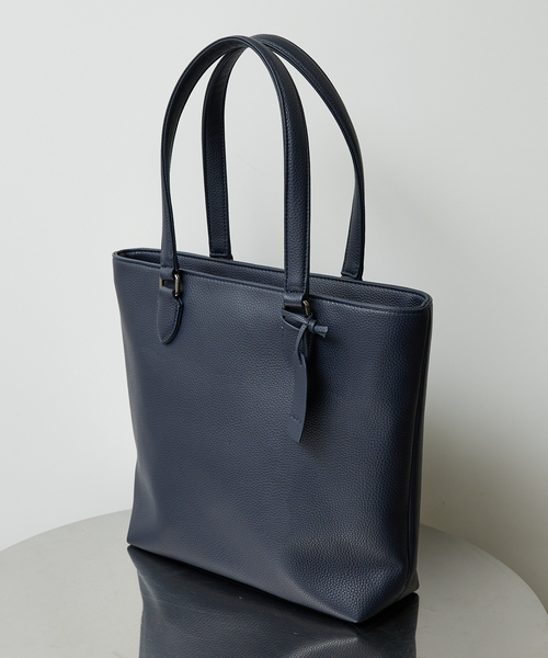 訳あり未使用品✨ABAHOUSE✨トートバッグ✨本革✨シボ革✨グレー✨ビジネス 訳あり未使用品✨ABAHOUSE✨トートバッグ✨本革✨シボ革