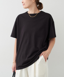 Deuxieme Classe LOGO ロングTシャツ ユニセックス】ミニロゴセミワイドシルエットロングTシャツ
