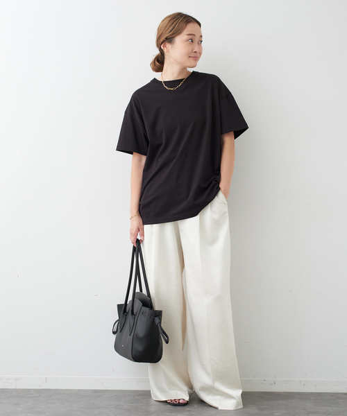 Deuxieme Classe(ドゥーズィエムクラス)の「Clean Tシャツ(Tシャツ/カットソー・レディース・ブラック/ホワイト・FREE)」の3枚目の写真