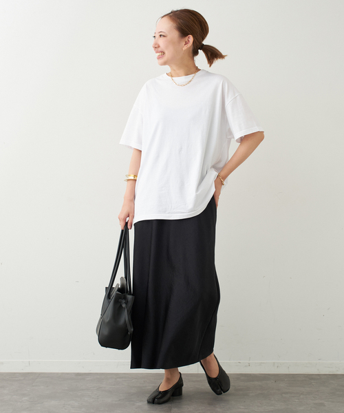 Deuxieme Classe(ドゥーズィエムクラス)の「Clean Tシャツ(Tシャツ/カットソー・レディース・ブラック/ホワイト・FREE)」の4枚目の写真