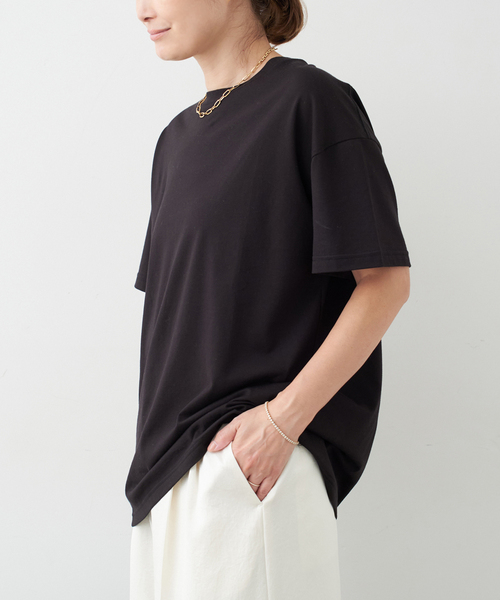 Deuxieme Classe(ドゥーズィエムクラス)の「Clean Tシャツ(Tシャツ/カットソー・レディース・ブラック/ホワイト・FREE)」の6枚目の写真