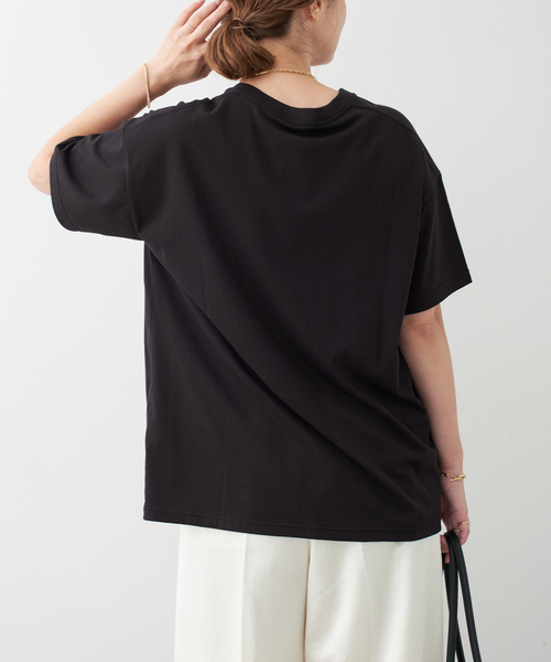 Deuxieme Classe(ドゥーズィエムクラス)の「Clean Tシャツ(Tシャツ/カットソー・レディース・ブラック/ホワイト・FREE)」の7枚目の写真