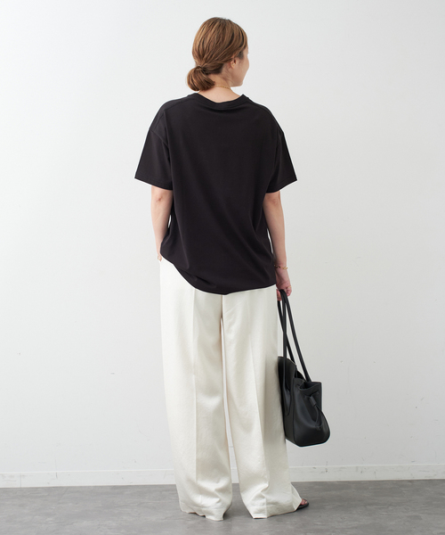 Deuxieme Classe(ドゥーズィエムクラス)の「Clean Tシャツ(Tシャツ/カットソー・レディース・ブラック/ホワイト・FREE)」の10枚目の写真