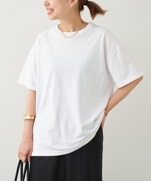 Deuxieme Classe(ドゥーズィエムクラス)の「Clean Tシャツ(Tシャツ/カットソー・レディース・ブラック/ホワイト・FREE)」の11枚目の写真