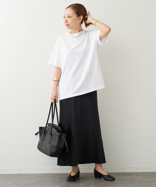 Deuxieme Classe(ドゥーズィエムクラス)の「Clean Tシャツ(Tシャツ/カットソー・レディース・ブラック/ホワイト・FREE)」の13枚目の写真