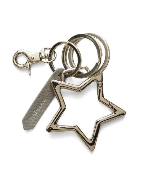 HASHIBAMI（ハシバミ）の「HASHIBAMI/ハシバミ/モチーフカラビナ キーリング スター ゴールド（キーホルダー・レディース・ゴールド/シルバー・F）」の4枚目の写真