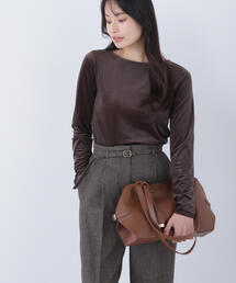 NATURAL BEAUTY BASIC | ◇ロングハンドルクラムトートバッグ(トートバッグ)