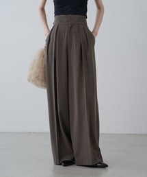 Lui's | サイドベルトワイドパンツ(スラックス)