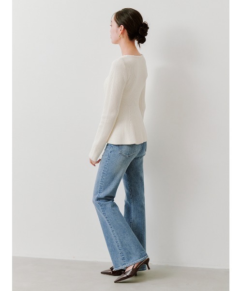 SNIDEL【STYLEUPPANTS】ハイウエストフレア STYLEUPPANTS】ハイウエストフレア(ロングパンツ)｜パンツ