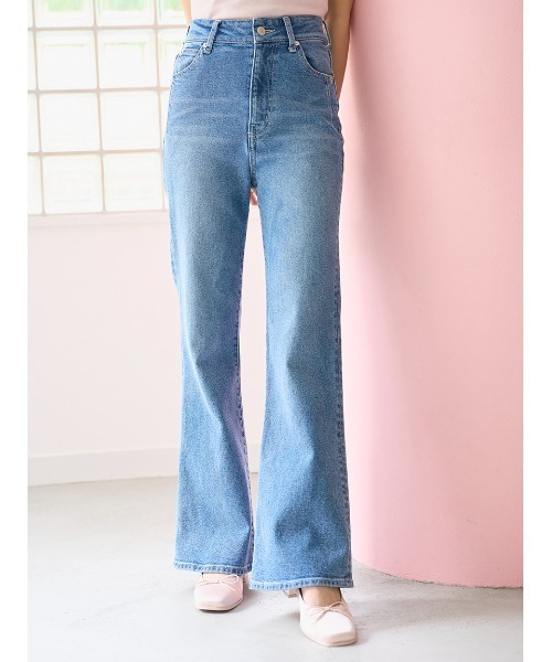 SNIDEL 完売商品！新品未使用品　フレアニットパンツ SNIDEL｜【00サイズあり】Sustainableストレッチフレアデニム