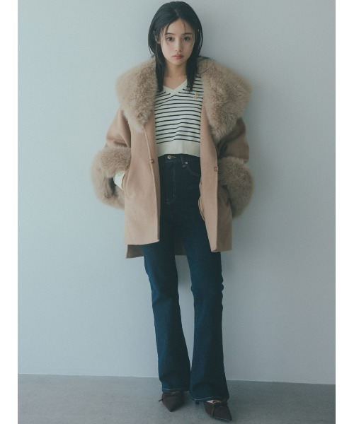 SNIDEL【STYLEUPPANTS】ハイウエストフレア STYLEUPPANTS】ハイウエストフレア(ロングパンツ)｜パンツ