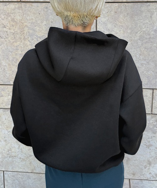 JENNE(ジェンヌ)の「日本製リラックスフーディー(その他トップス・レディース・グレー/アイボリー/ブラック/ネイビー・SMALL/MEDIUM/LARGE)」の7枚目の写真