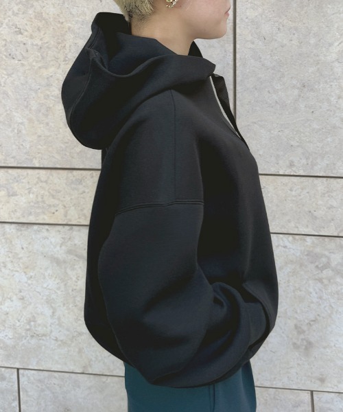 JENNE(ジェンヌ)の「日本製リラックスフーディー(その他トップス・レディース・グレー/アイボリー/ブラック/ネイビー・SMALL/MEDIUM/LARGE)」の10枚目の写真
