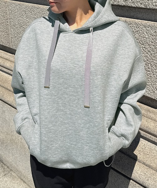 JENNE(ジェンヌ)の「日本製リラックスフーディー(その他トップス・レディース・グレー/アイボリー/ブラック/ネイビー・SMALL/MEDIUM/LARGE)」の16枚目の写真