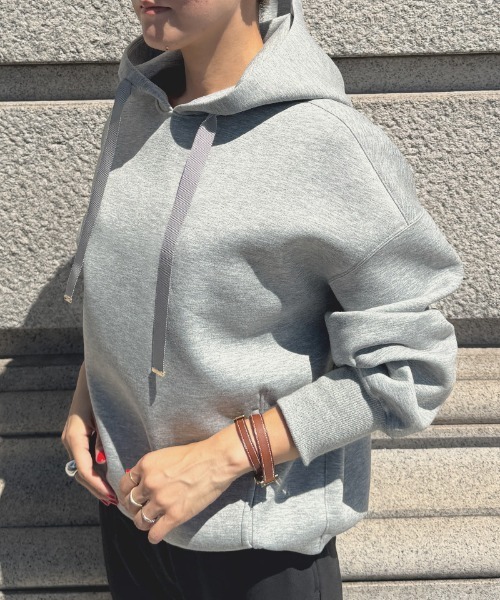 JENNE(ジェンヌ)の「日本製リラックスフーディー(その他トップス・レディース・グレー/アイボリー/ブラック/ネイビー・SMALL/MEDIUM/LARGE)」の20枚目の写真