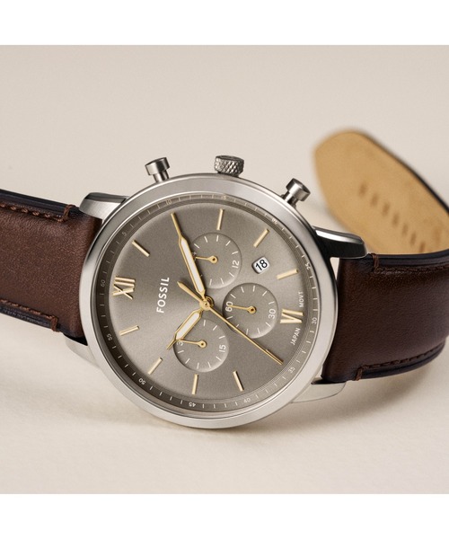 FOSSIL(フォッシル)の「フォッシル 腕時計 メンズ アナログ レザー FS6129(アナログ腕時計・メンズ・ブラウン・FREE)」の1枚目の写真