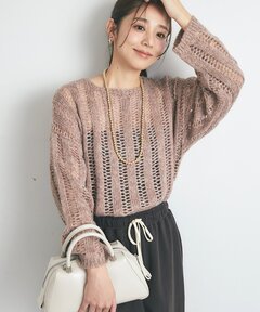 MZ 2-WAY GLITTER HOOD ZIP UP（パーカー）｜LUVISTRUE（ラヴ