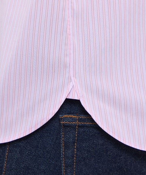 MACKINTOSH LONDON（マッキントッシュ ロンドン）の「ストレッチタイプライターストライプボタンダウンシャツ（シャツ/ブラウス・メンズ・パープル/オレンジ/グレー系その他・XL/L/M）」の12枚目の写真