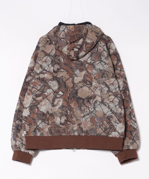 OBEY/オベイ フードジャケット ジップアップ リアルツリーカモ OBEY