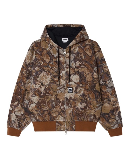 OAKLEY メンズ フリースジャケット 迷彩柄 ジップアップ オークリー