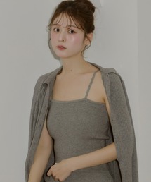 Olu.（オルドット）の「【うるちん☆こみ×Olu.】リブニットキャミソール（ルームウェア/パジャマ）」