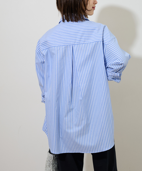JOURNAL STANDARD relume(ジャーナルスタンダード レリューム)の「《追加》オーバーサイズオックスフォードシャツ(シャツ/ブラウス・レディース・ライトブルー/ブルー/ピンク系その他・FREE)」の11枚目の写真