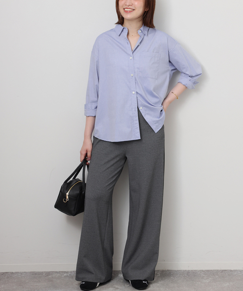 JOURNAL STANDARD relume(ジャーナルスタンダード レリューム)の「《追加》オーバーサイズオックスフォードシャツ(シャツ/ブラウス・レディース・ライトブルー/ブルー/ピンク系その他・FREE)」の12枚目の写真