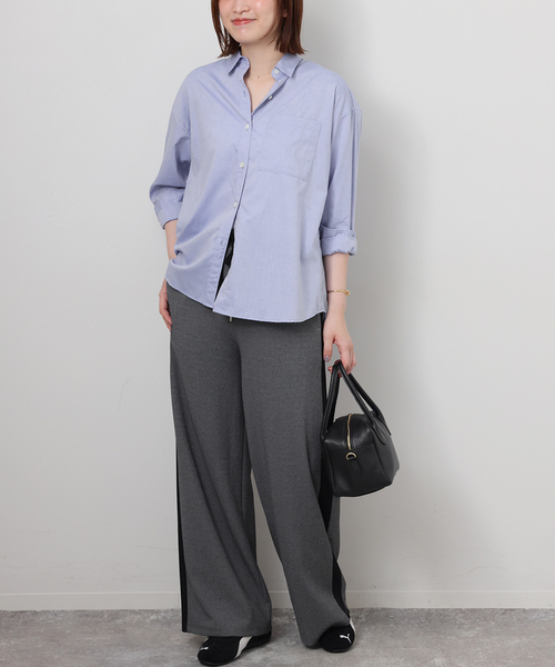 JOURNAL STANDARD relume(ジャーナルスタンダード レリューム)の「《追加》オーバーサイズオックスフォードシャツ(シャツ/ブラウス・レディース・ライトブルー/ブルー/ピンク系その他・FREE)」の13枚目の写真