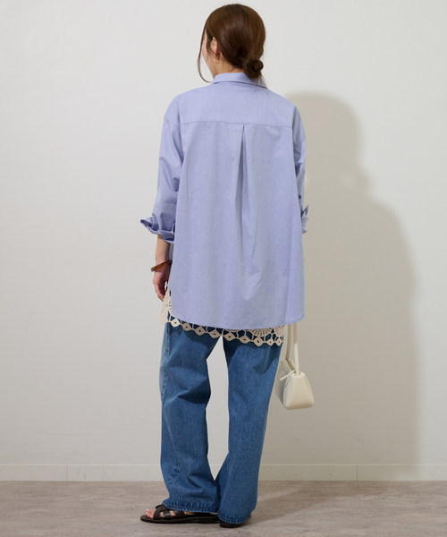JOURNAL STANDARD relume(ジャーナルスタンダード レリューム)の「《追加》オーバーサイズオックスフォードシャツ(シャツ/ブラウス・レディース・ライトブルー/ブルー/ピンク系その他・FREE)」の21枚目の写真