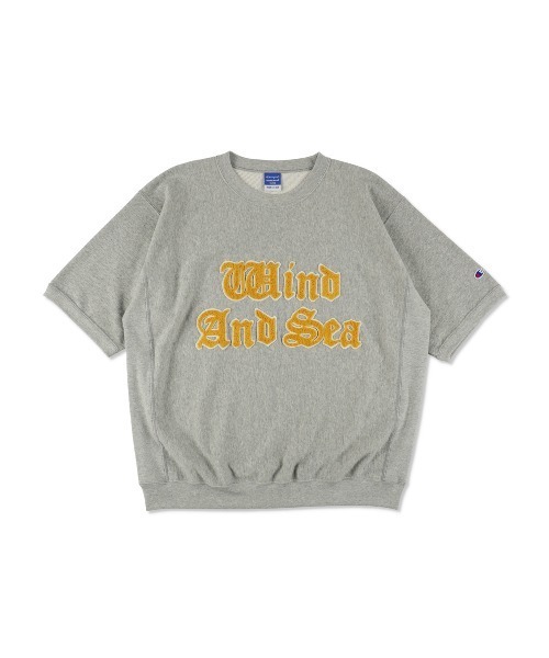 Champion(チャンピオン)の「CHAMPION x WDS REVERSE WEAVE CHENILLE TEE(Tシャツ/カットソー・メンズ・グレー/ダークブラック・S/M/L/XL)」の2枚目の写真