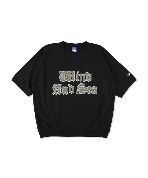 Champion(チャンピオン)の「CHAMPION x WDS REVERSE WEAVE CHENILLE TEE(Tシャツ/カットソー・メンズ・グレー/ダークブラック・S/M/L/XL)」の1枚目の写真